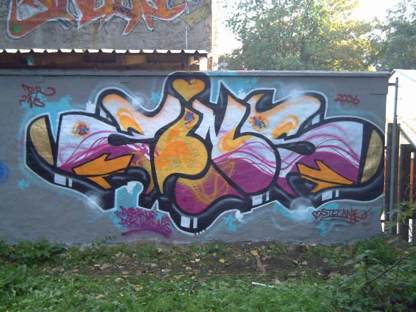 Graffiti Wall in Zeitz - Photo by geracity - zins (2006)