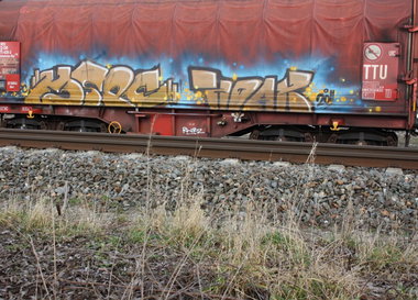 Graffiti Train in Gera - Photo by geracity