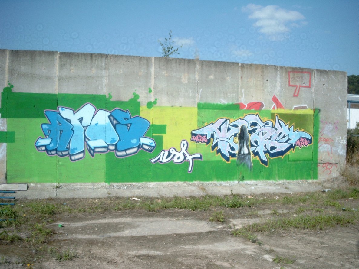 Graffiti Wall in Gera - Photo by geracity - Atos, Nsf, wisk