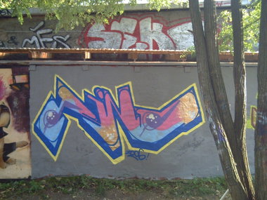 Graffiti Wall in Zeitz - Photo by geracity - rino (2006)
