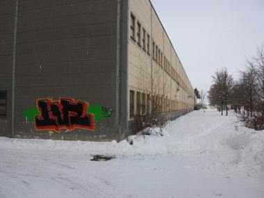 Graffiti Bombing in Gera - Photo by geracity - hr (2010)