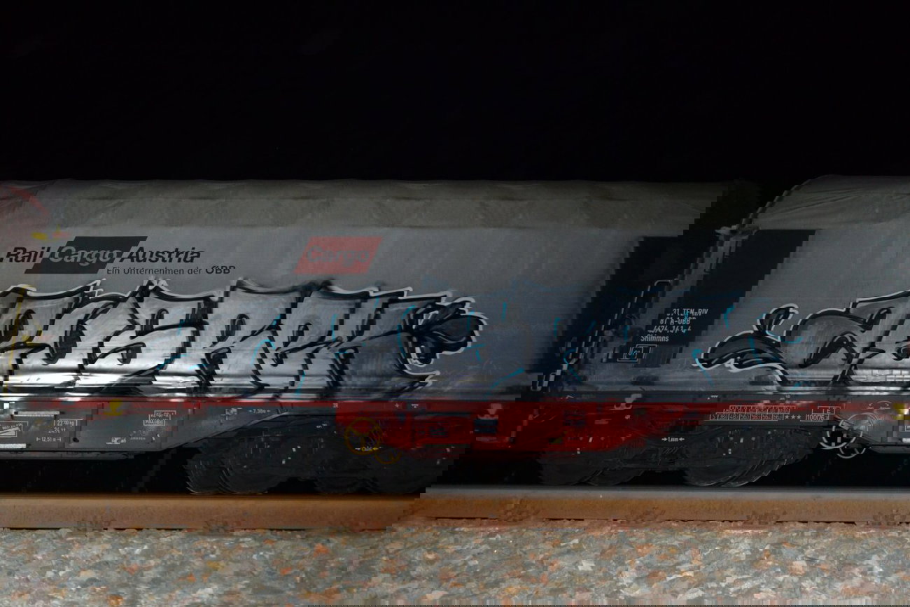 Graffiti Train - Photo by geracity - zeuSrek (2012)