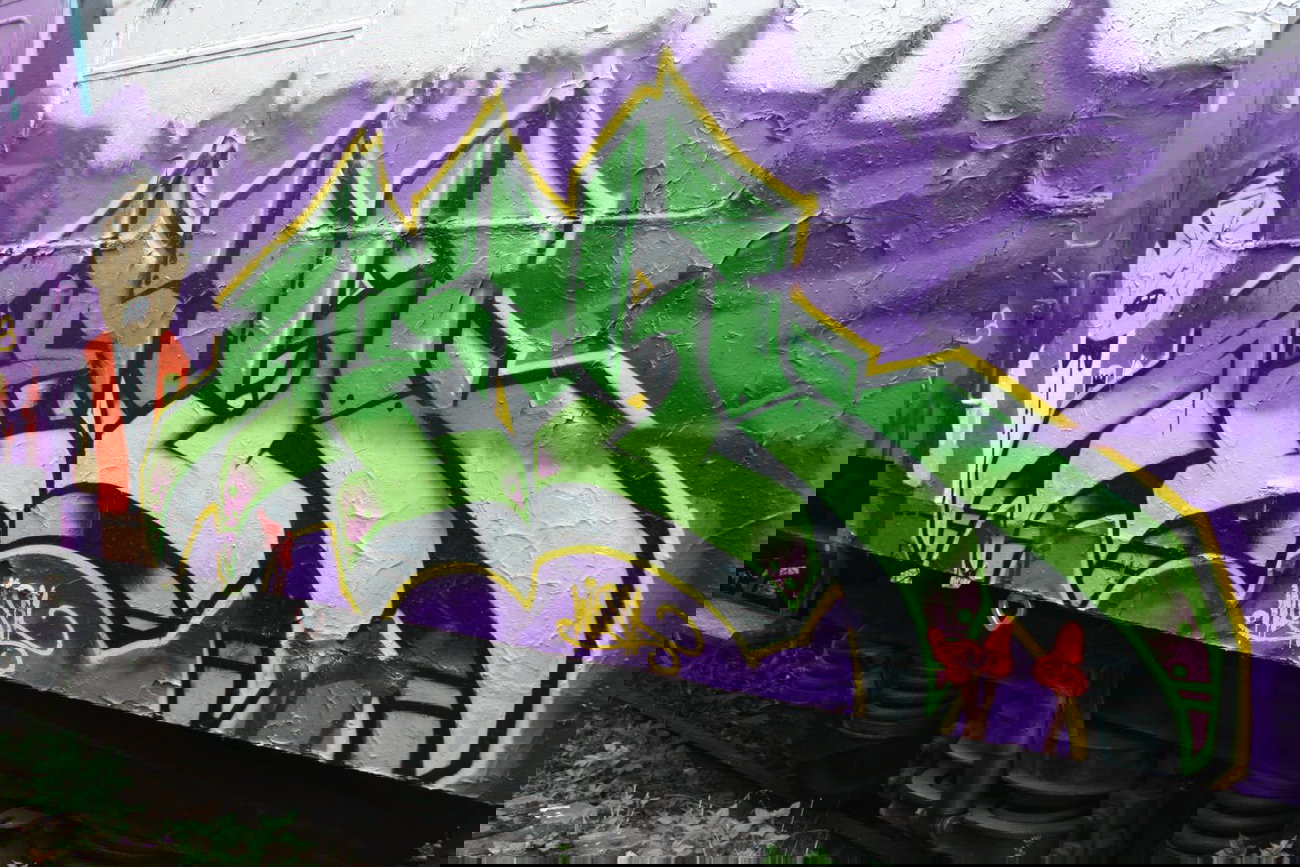 Graffiti Train in Gera - Photo by geracity - wesk (2013)