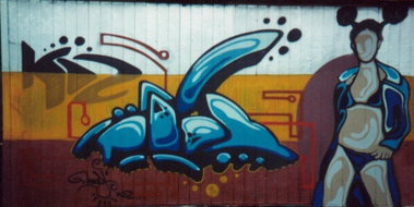 Graffiti Wall in Gera - Photo by geracity - modi (1996)