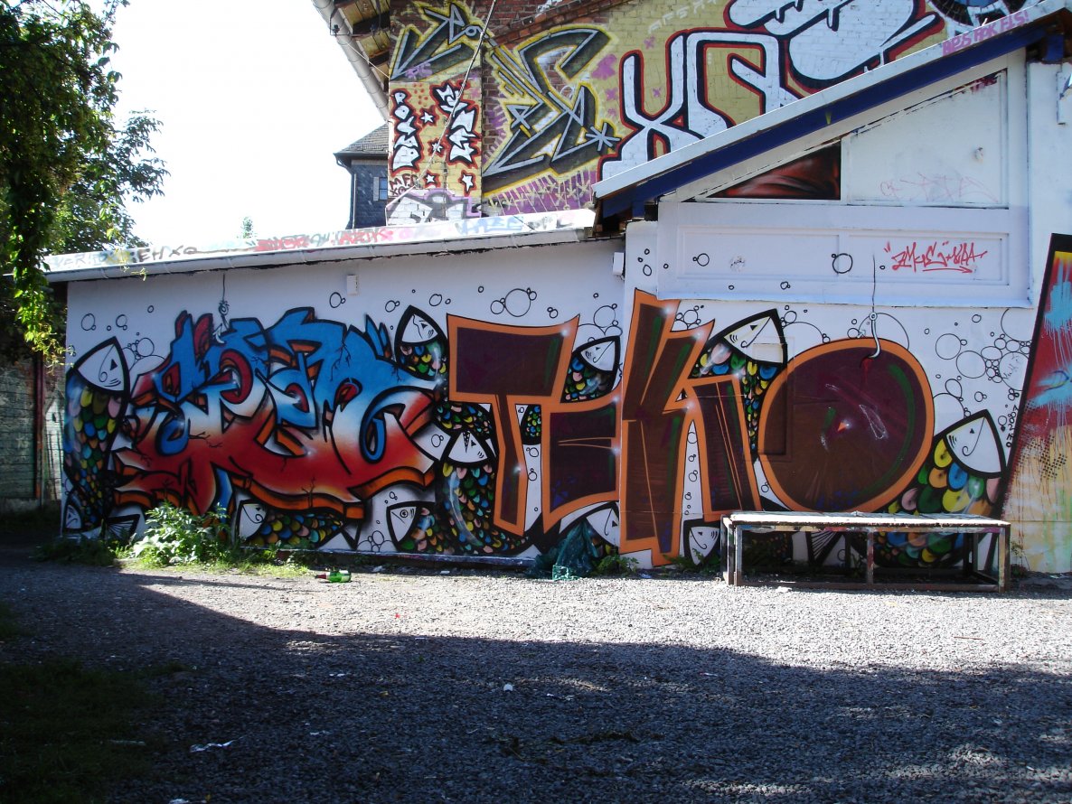 Graffiti Wall in Jena - Photo by geracity - spek, tekno (2010)