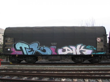 Graffiti Wall in Gera - Photo by geracity - tck`z, Dnk (2006)