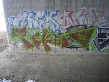 Graffiti Wall in Gera - Photo by geracity - tekno