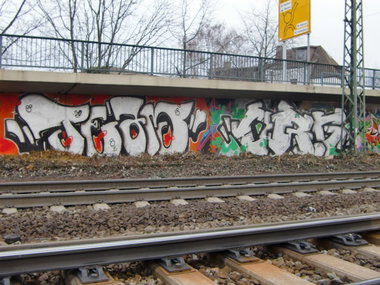 Graffiti Wall in Mainz - Photo by geracity - Team, Org (2012)