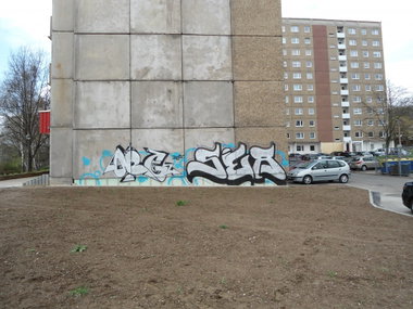 Graffiti Wall in Gera - Photo by geracity - org, ser (2012)