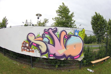 Graffiti Wall in Gera - Photo by geracity - Retro (2012)