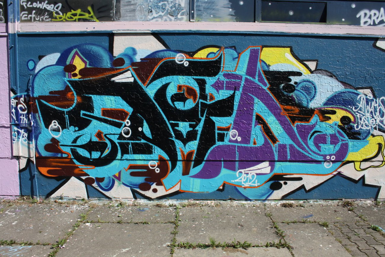 Graffiti Wall in Gera - Photo by geracity - Dark (2012)