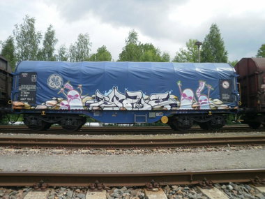 Graffiti Wall in Gera - Photo by geracity - Stolz, Dark (2010)
