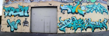 Graffiti Wall in Pößneck - Photo by geracity - Stolz, Sork, Ser (2011)