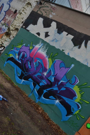 Graffiti Wall in Gera - Photo by geracity - Sork, S&S (2012)