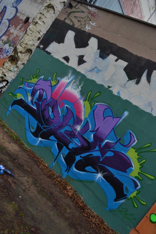 Graffiti Wall in Gera - Photo by geracity - Sork, S&S (2012)