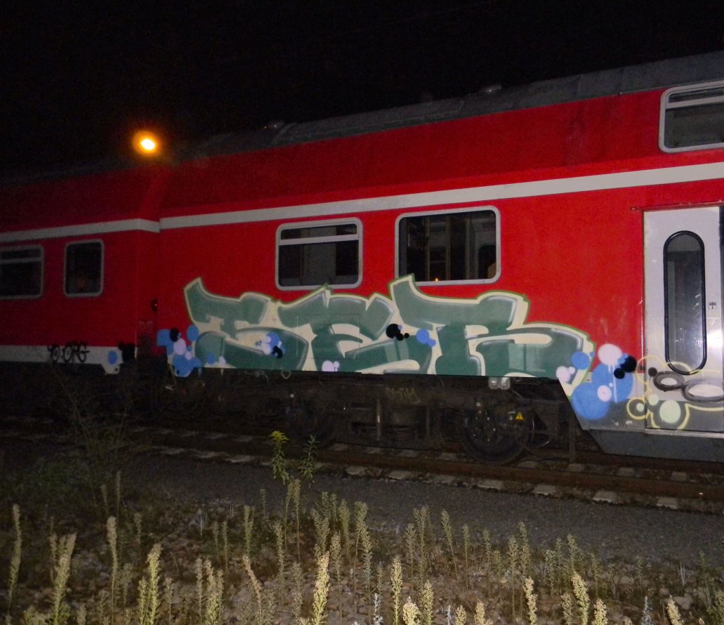 Graffiti Train in Gera - Photo by geracity - Ser, S&S (2011)