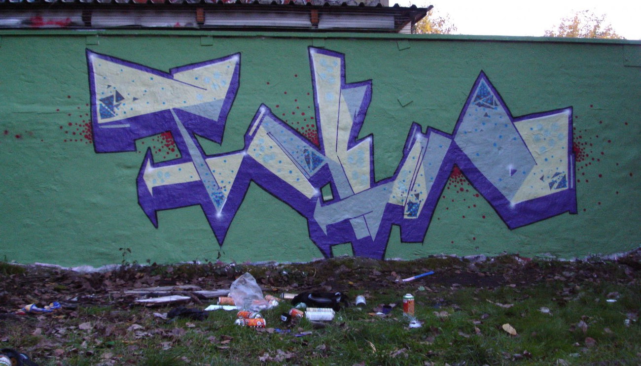 Graffiti Wall in Zeitz - Photo by geracity - tekno