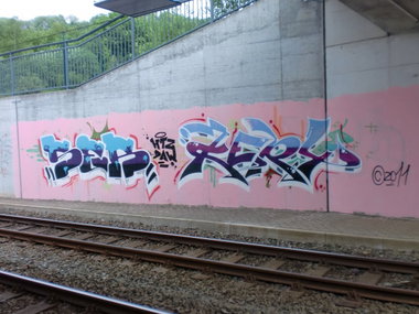 Graffiti Wall in Gera - Photo by geracity - Ser, Kery (2011)