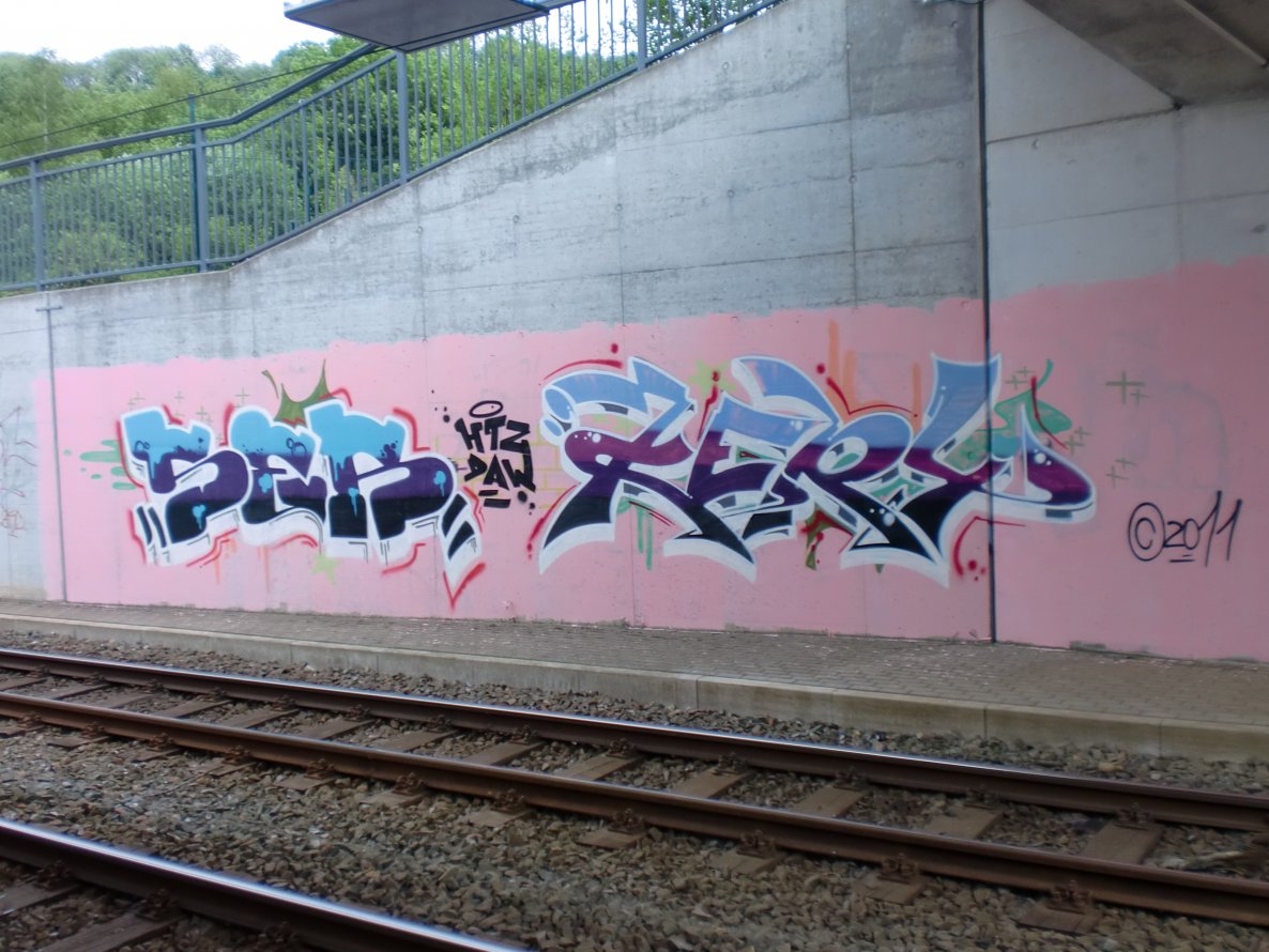 Graffiti Wall in Gera - Photo by geracity - Ser, Kery (2011)