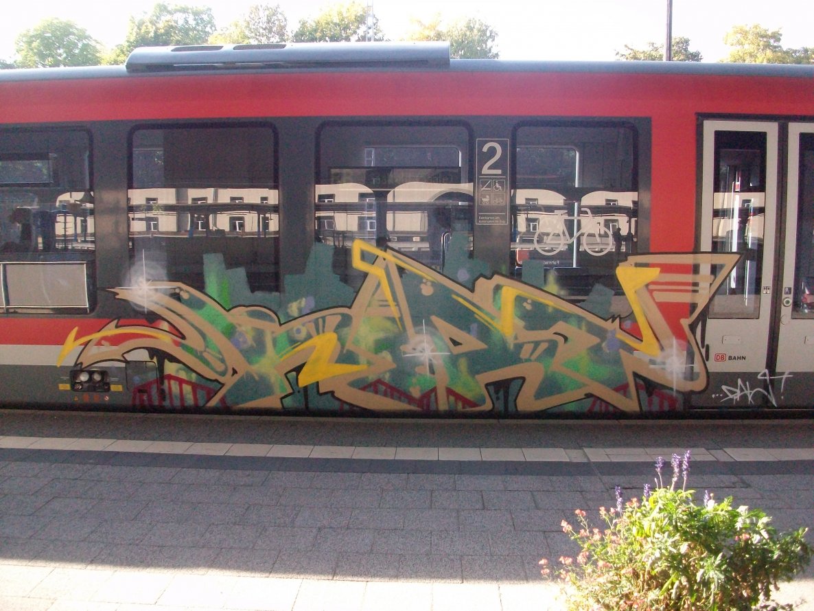 Graffiti Train in Gera - Photo by geracity - Kery (2010)