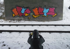 Graffiti Bombing in Gera - Photo by geracity - Drop, Deos (2011)