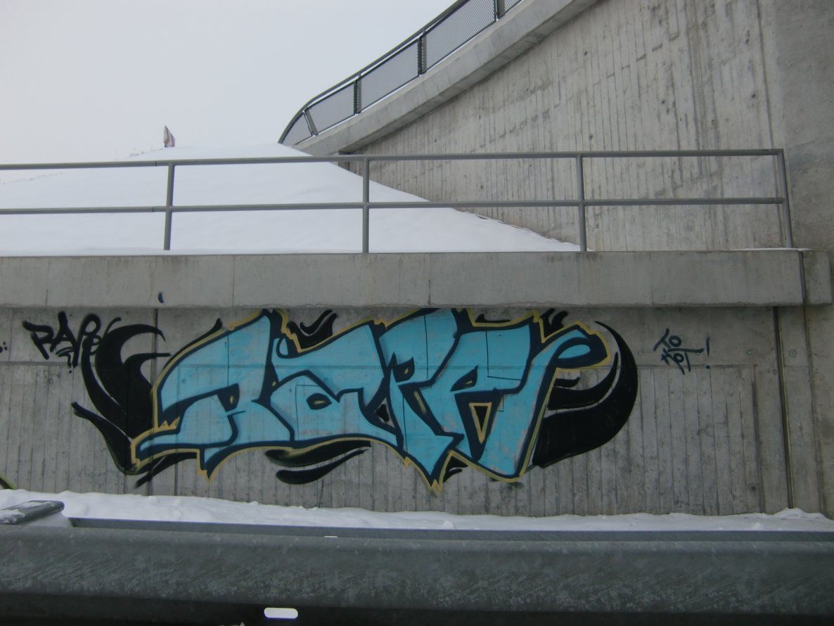 Graffiti Bombing in Gera - Photo by geracity - Rape (2010)