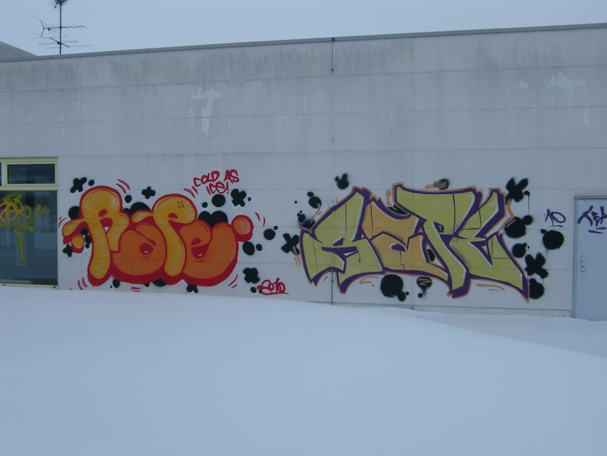 Graffiti Bombing in Gera - Photo by geracity - Rape (2010)