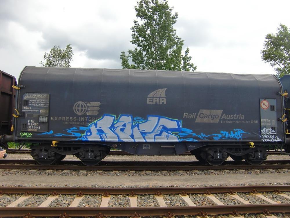 Graffiti Train in Gera - Photo by geracity - Rape