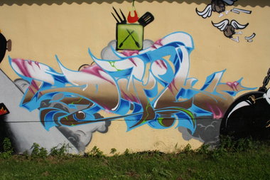 Graffiti Wall in Gera - Photo by geracity - Dark (2011)