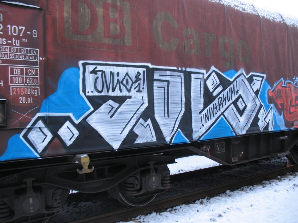 Graffiti Train in Gera - Photo by geracity - julio
