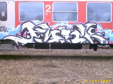 Graffiti Train in Gera - Photo by geracity - Phock (2007)