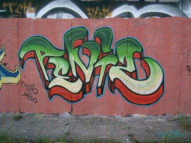 Graffiti Wall in Gera - Photo by geracity - Peniz (2005)