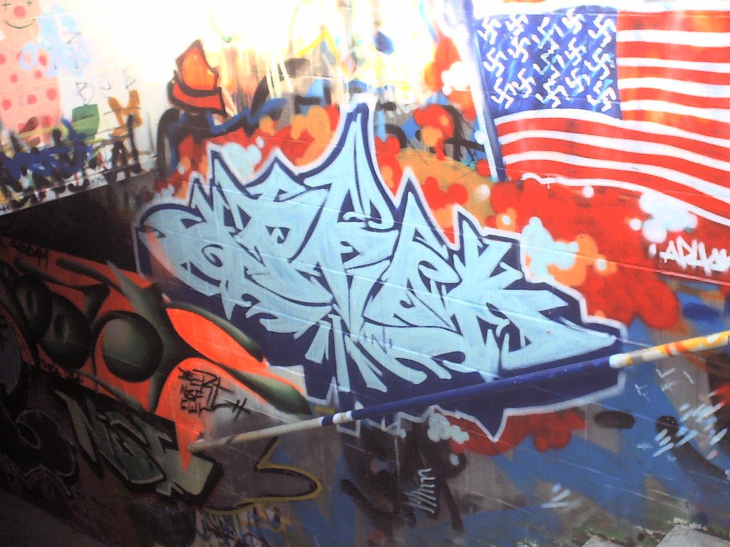 Graffiti Wall in Gera - Photo by geracity - Aphok (2003)