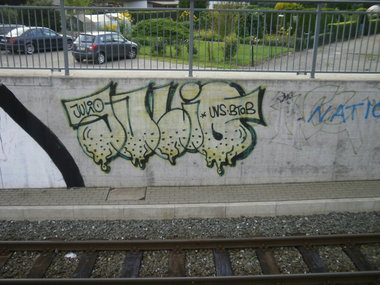 Graffiti Bombing in Gera - Photo by geracity - Julio