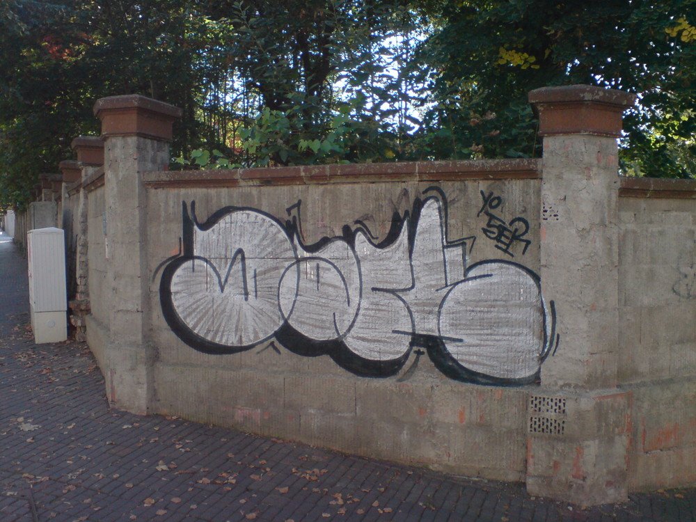 Graffiti Bombing in Gera - Photo by geracity - Dark (2012)