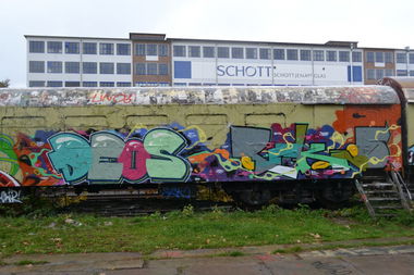 Graffiti Train in Jena - Photo by geracity - deos, tekno (2013)