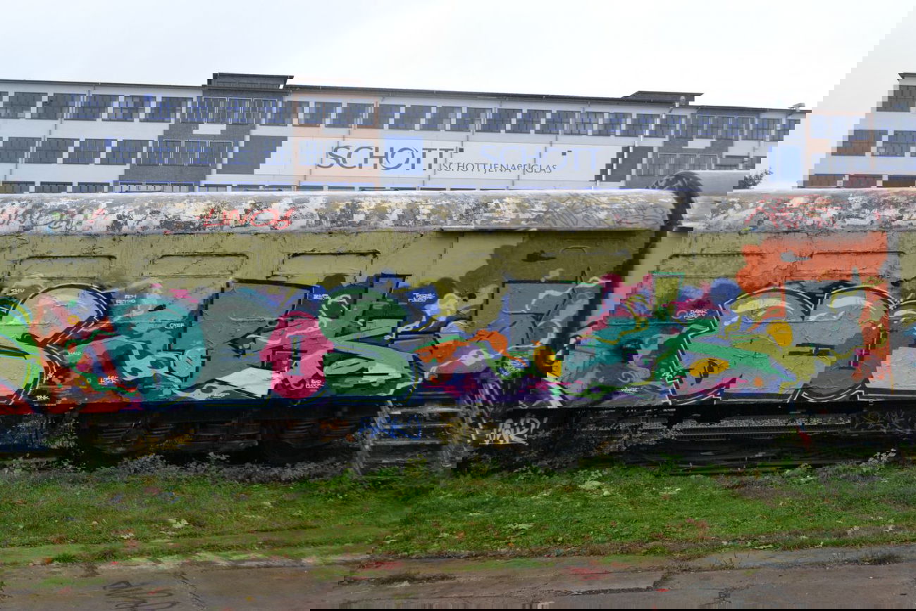 Graffiti Train in Jena - Photo by geracity - deos, tekno (2013)
