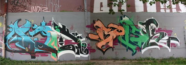 Graffiti Wall in Gera - Photo by geracity - Dark, Sork (2010)