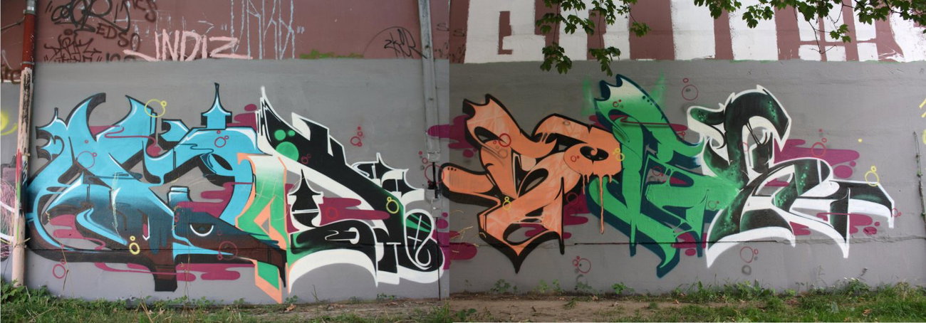 Graffiti Wall in Gera - Photo by geracity - Dark, Sork (2010)