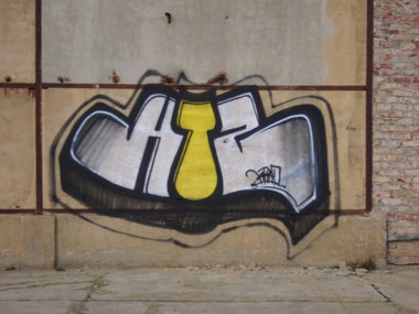 Graffiti Bombing in Gera - Photo by geracity - htz (2007)