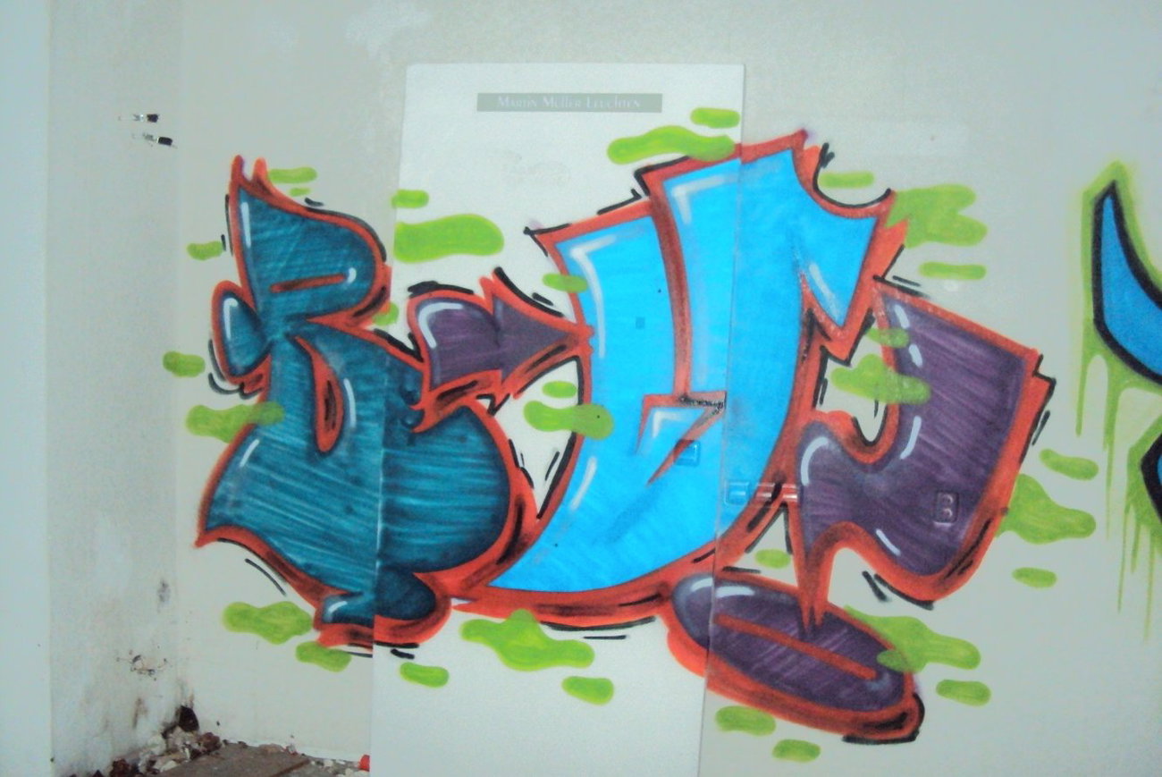 Graffiti Wall in Gera - Photo by geracity - Bw (2013)