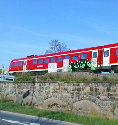 Graffiti Train in Gera - Photo by geracity - kery (2009)