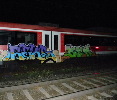 Graffiti Train - Photo by geracity - Reks, ser (2009)