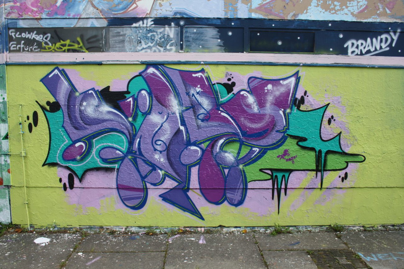 Graffiti Wall in Gera - Photo by geracity - Käry (2012)