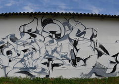 Graffiti Wall in Gera - Photo by geracity - Sork, Ser, Kery (2013)
