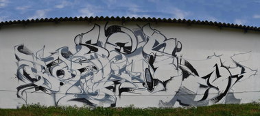 Graffiti Wall in Gera - Photo by geracity - Sork, Ser, Kery (2013)