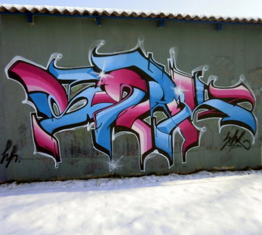 Graffiti Wall in Gera - Photo by geracity - Sork, S&S (2010)