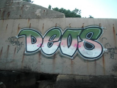 Graffiti Wall in Gera - Photo by geracity - Deos (2009)