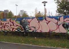 Graffiti Wall in Gera - Photo by geracity - Storm, Kery (2013)