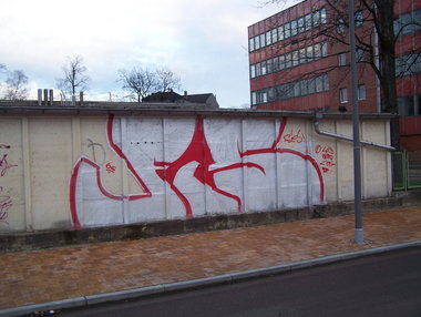 Graffiti Bombing in Gera - Photo by geracity - fis (2006)